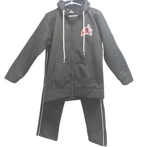 Nike Air Jordan Men's XXL‎ Black Jumpman Hoodie Jogger Sweatsuit Tracksuit Set